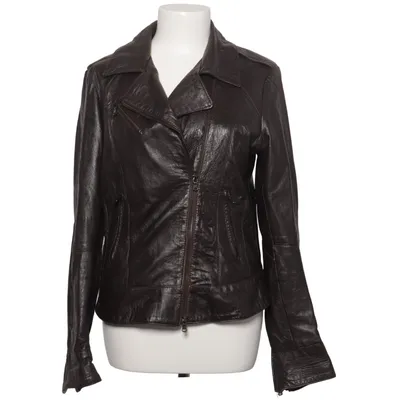 Leather jacket (Brown) from Paquito Leather, Viscose