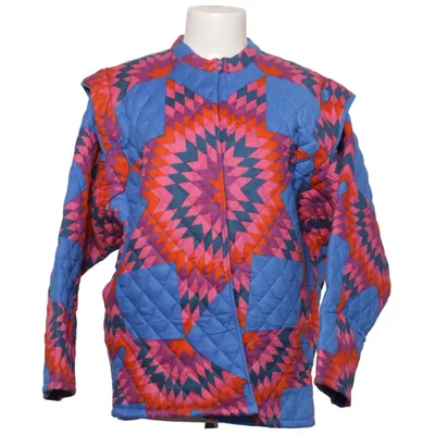 Jacket (Blue, Pink, Multicolored) from Gold & Silver Cotton