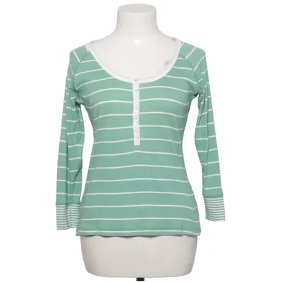 Henley T-shirt (Grøn, Hvid) fra Hema