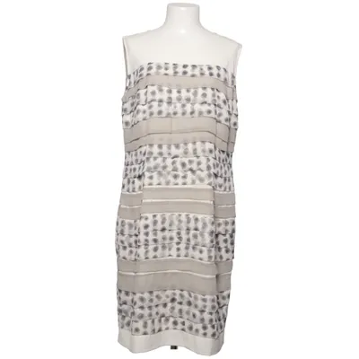 Jurk (Wit, Grijs, Meerkleurig) van Alba Moda Polyester