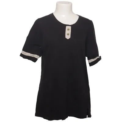 Henley T-shirt (Sort) fra Petressa Bomuld