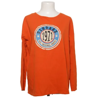 Long sleeve T-shirt (Orange, Multicolored) from Aniston Cotton