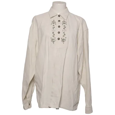 Shirt (Beige) van Nockstein Trachten Katoen, Linnen
