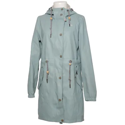 Raincoat (Blue) from Schmuddelwedda Cotton, Polyester, Polyurethane