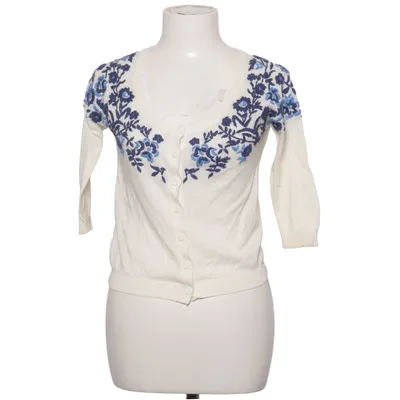 Cardigan (Hvid, Blå) fra Mango Casual Sportswear