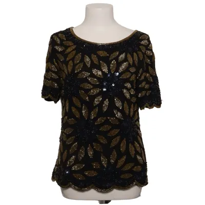 Top (Black, Gold) from Virgos Lounge Polyester
