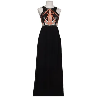Maxikjole (Sort, Orange, Sølv) fra River Island