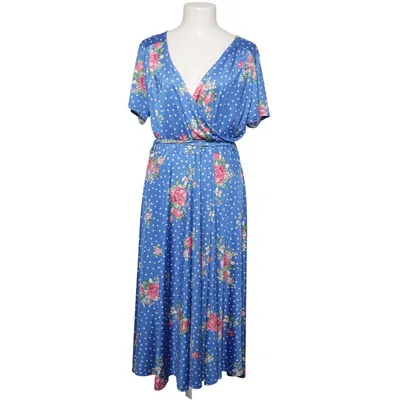 Omlottklänning (Blå, Vit, Rosa, Flerfärgad) från Top Vintage Elastan, Polyester