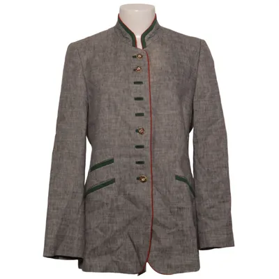 Blazer (Gray, Green, Red) from Edel Heiss Acetate, Cotton, Linen, Viscose