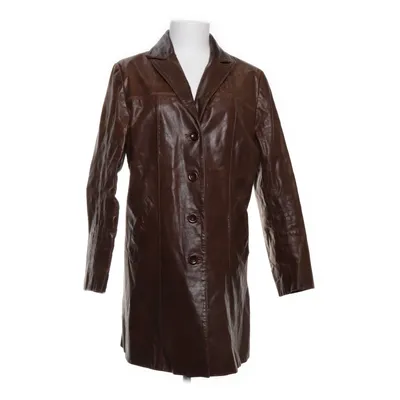 Leren jas (Bruin) van Hennes Leer, Polyester