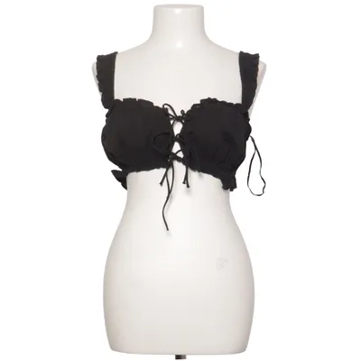 Crop top (Noir) de Bershka Coton