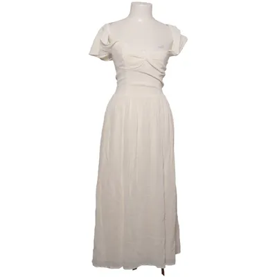 Maxi dress (White) from Reformation Viscose