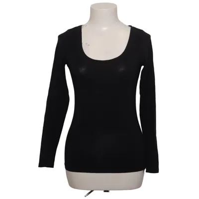 Långärmad t-shirt (Svart) från H&M Basic Bomull, Elastan