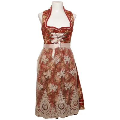 Dirndl (Rouge, Blanc) de Edel Heiss Coton, Polyamide, Polyester