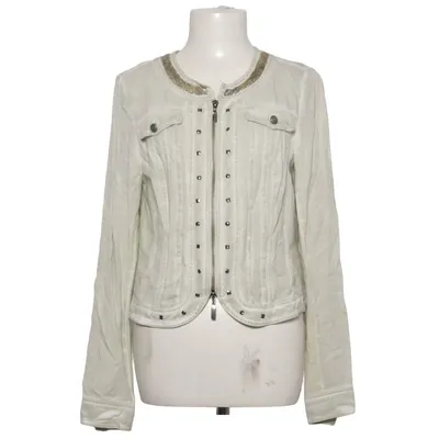 Jacka (Beige) från Biba Bomull, Elastan, Polyester, Viskos