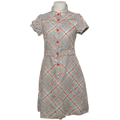 Skjortekjole (Blå, Rød, Hvid, Flerfarvet) fra Divided by H&M Bomuld, Linned
