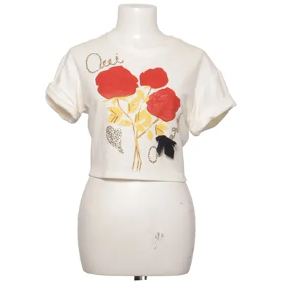 T-shirt (White, Red, Yellow) from Jaspal Cotton, Elastane