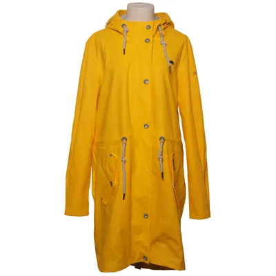 Raincoat (Yellow) from Schmuddelwedda Cotton, Polyester, Polyurethane