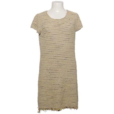 Jurk (Beige, Meerkleurig) van Maryley Acryl, Katoen, Polyamide