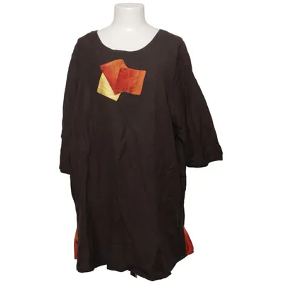 Dress (Brown, Multicolored) from DW Shop Cotton, Linen, Silk, Viscose
