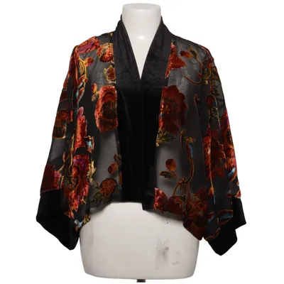 Kimono (Noir, Multicolore) de Xhilaration Élasthane, Polyester, Viscose