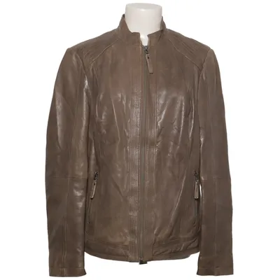 Leren jack (Beige) van Garden Romantic Katoen, Leer, Polyester