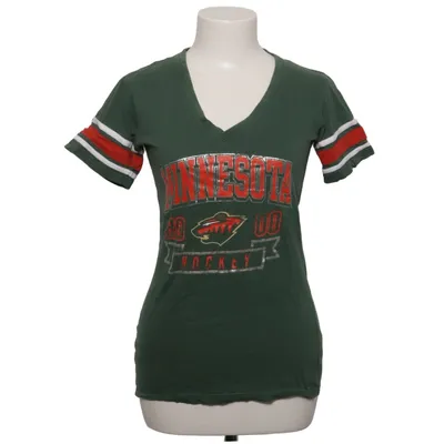 T-shirt (Vert, Rouge, Blanc) de NHL Coton