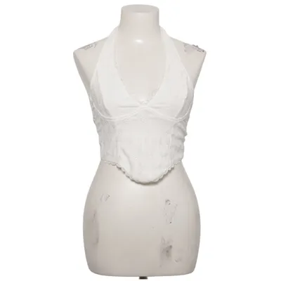 Haltertop (Wit) van Pull & Bear