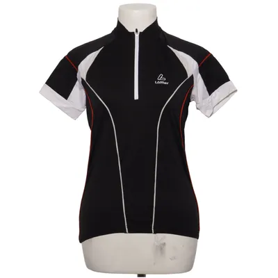 Bicycle shirt (Black, White, Red) from Löffler Elastane, Polyamide