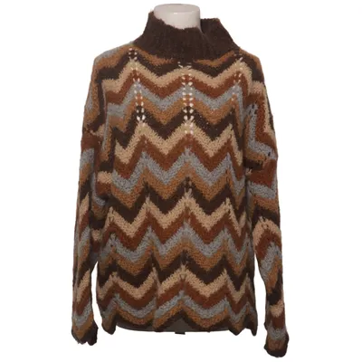 Sweater (Brown, Beige, Blue) from Impress Acrylic, Mohair, Nylon, Wool