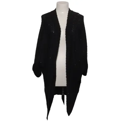 Cardigan (Black) from Mooia Acrylic, Mohair, Polyester