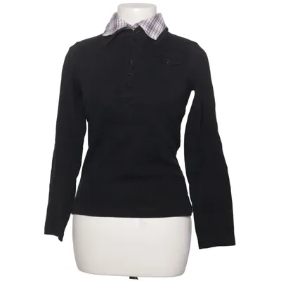 Henley T-shirt (Sort, Lilla, Hvid) fra Gina Benotti Bomuld