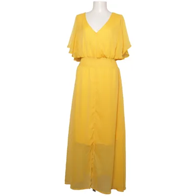 Wrap dress (Yellow) from Jean Pascale Polyester