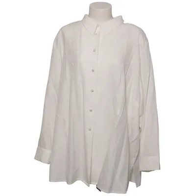 Blouse (White) from Divina of Switzerland Polyester, Viscose