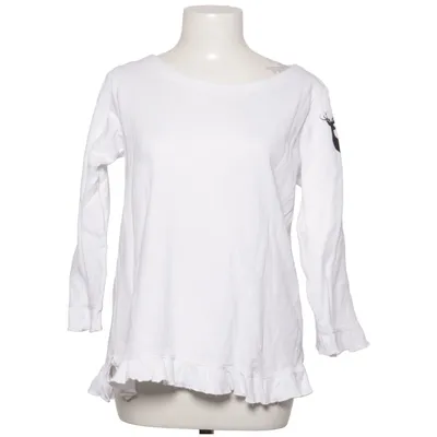 Langærmet t-shirt (Hvid) fra Blooming Bomuld
