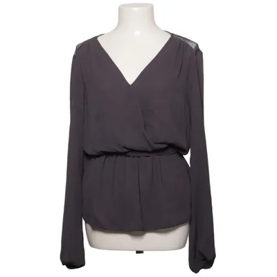 Wikkelblouse (Zwart) van New Look Tall Polyamide, Polyester