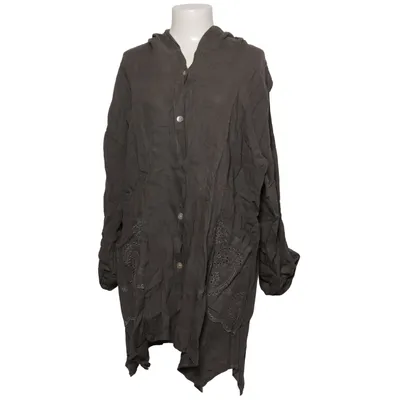 Hood dress (Gray) from Gina Laura Linen