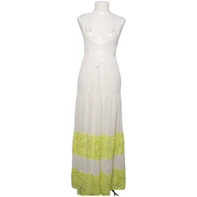 Beach dress (White, Yellow) from Zara Trafaluc Polyester