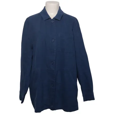 Overshirt (Blue) from Seasalt Cornwall Linen, Organic cotton