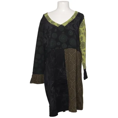 Dress (Green, Brown, Multicolored) from Deerberg Cotton