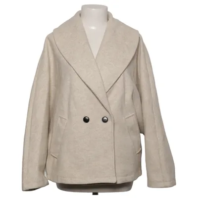 Sømandsjakke (Beige) Polyester, Viscose