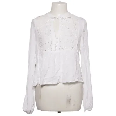 Blouse (White) from Stradivarius Viscose