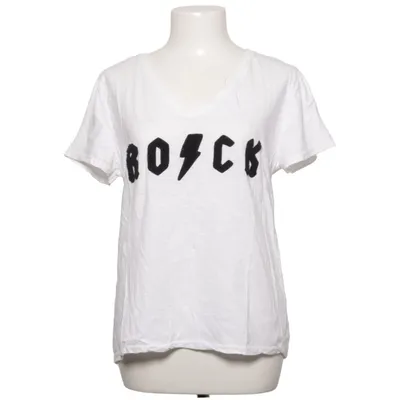 T-shirt (White, Black) from Willow Cotton, Elastane