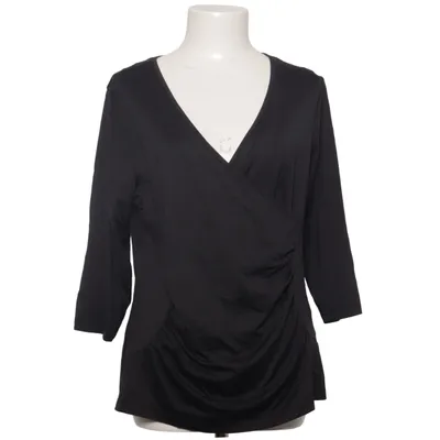 Slå-om bluse (Sort) fra Alessa W Collection