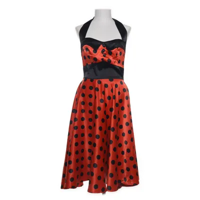 Halterneckklänning (Röd, Svart) från Hell Bunny Polyester