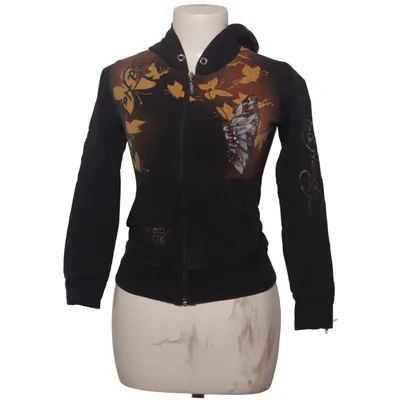 Sweat à capuche (Noir, Multicolore) de Ed Hardy Coton, Élasthane