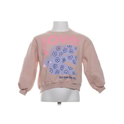 Sweatshirt (Roze, Meerkleurig) van Zara Katoen, Elastaan
