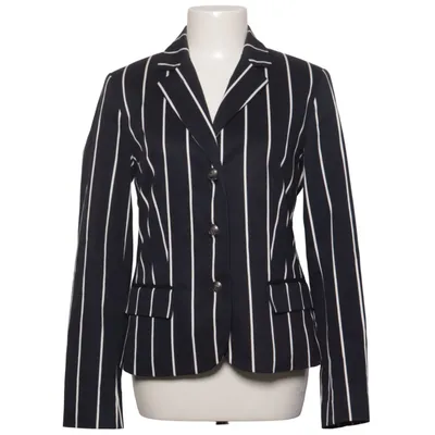 Blazer (Bleu, Blanc) de Anne L Coton, Élasthane, Polyester