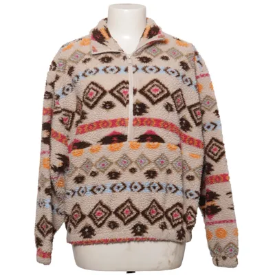 Fleecejakke (Onljanne Aztec Teddy L/S Halfzip) fra ONLY Polyester