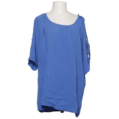 Blouse (Blue) from Janina Curved Viscose